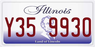 IL license plate Y359930