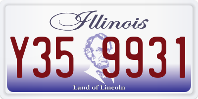 IL license plate Y359931