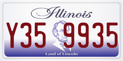 IL license plate Y359935