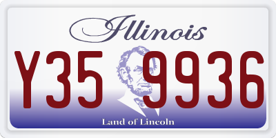 IL license plate Y359936