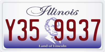IL license plate Y359937