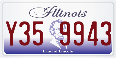 IL license plate Y359943