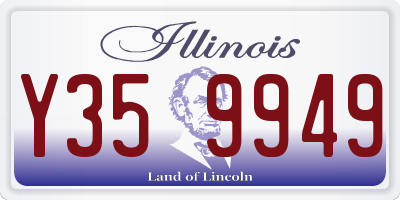 IL license plate Y359949