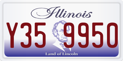 IL license plate Y359950