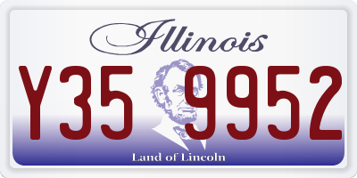 IL license plate Y359952