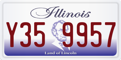 IL license plate Y359957
