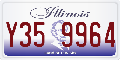 IL license plate Y359964