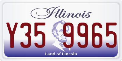 IL license plate Y359965