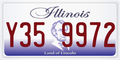 IL license plate Y359972