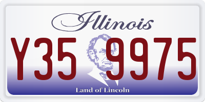 IL license plate Y359975