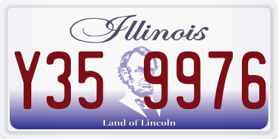 IL license plate Y359976