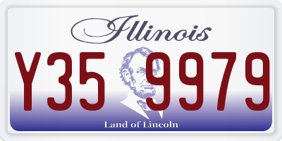 IL license plate Y359979