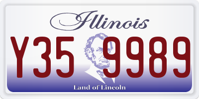 IL license plate Y359989
