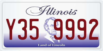 IL license plate Y359992