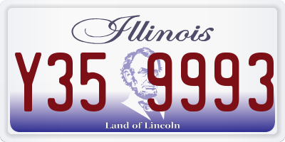 IL license plate Y359993
