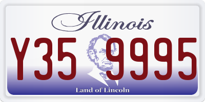 IL license plate Y359995