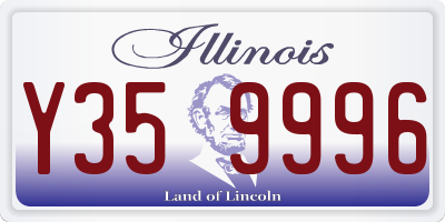 IL license plate Y359996