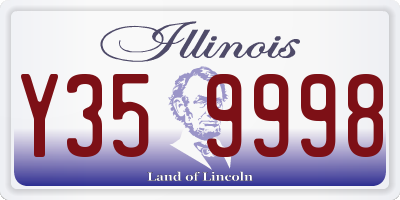 IL license plate Y359998