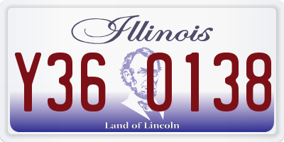 IL license plate Y360138