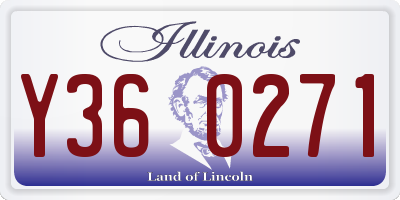 IL license plate Y360271
