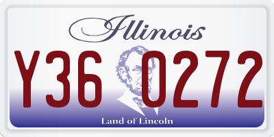 IL license plate Y360272