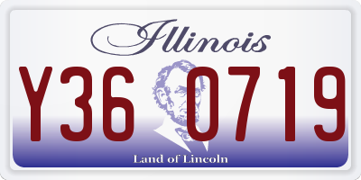IL license plate Y360719