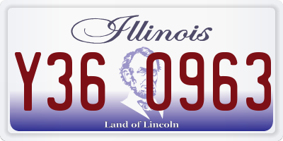 IL license plate Y360963