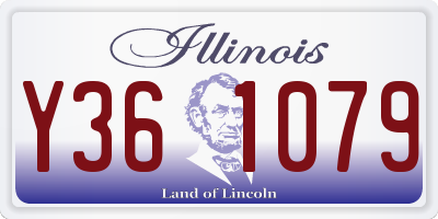 IL license plate Y361079
