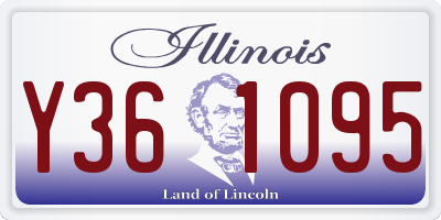 IL license plate Y361095