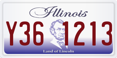 IL license plate Y361213