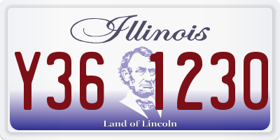 IL license plate Y361230