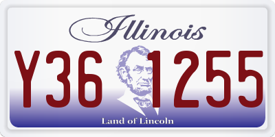 IL license plate Y361255