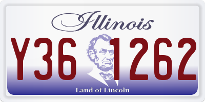 IL license plate Y361262
