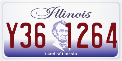 IL license plate Y361264