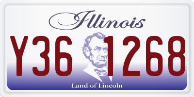 IL license plate Y361268