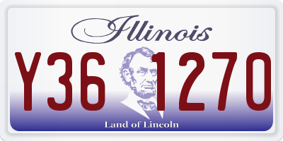 IL license plate Y361270