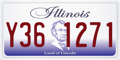 IL license plate Y361271
