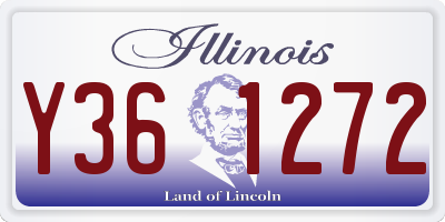IL license plate Y361272