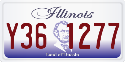 IL license plate Y361277