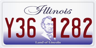 IL license plate Y361282
