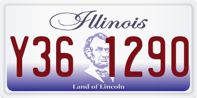 IL license plate Y361290