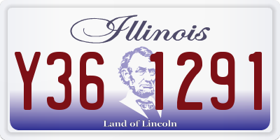 IL license plate Y361291