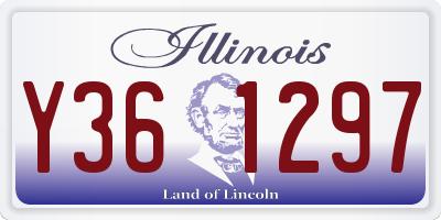 IL license plate Y361297