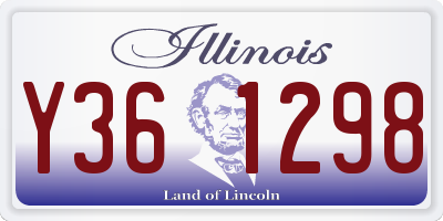 IL license plate Y361298