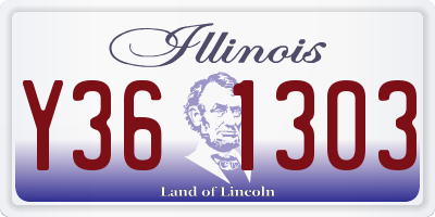 IL license plate Y361303