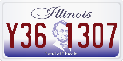 IL license plate Y361307