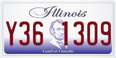 IL license plate Y361309