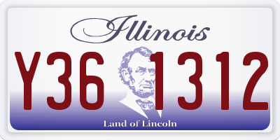 IL license plate Y361312