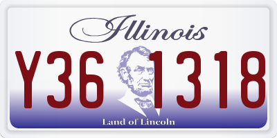 IL license plate Y361318