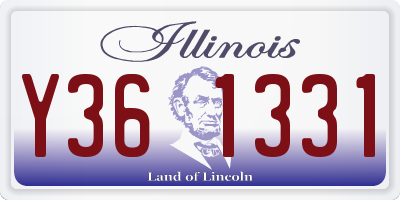 IL license plate Y361331